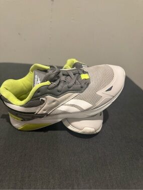 Reebok Grey & Neon Yellow Running Shoes